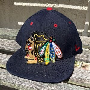 Chicago BlackHawks Zephyr snap back Z hat